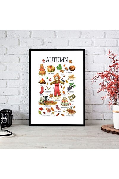 woodsia Tablou cu poster din lemn MDF cu aspect de cadru dintr-o singură buca...