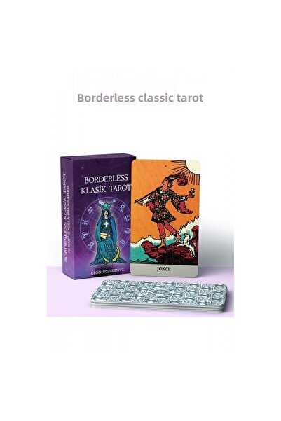 renkli outlet بطاقات التارو الكلاسيكية بدون حدود من REGIN وكتاب التارو للمبتدئين