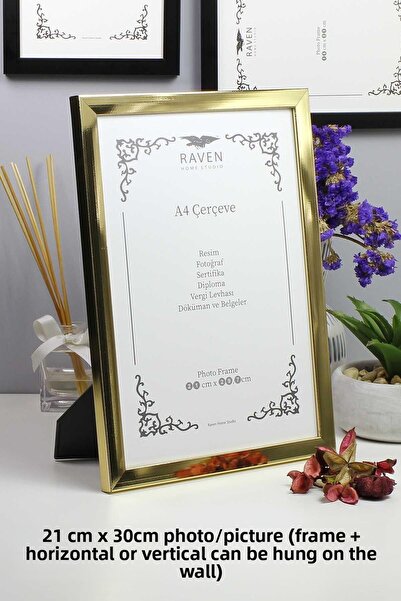 Raven 21cm X 30cm Adjustable Stand Frame for Photos, Documents, Posters, and ...