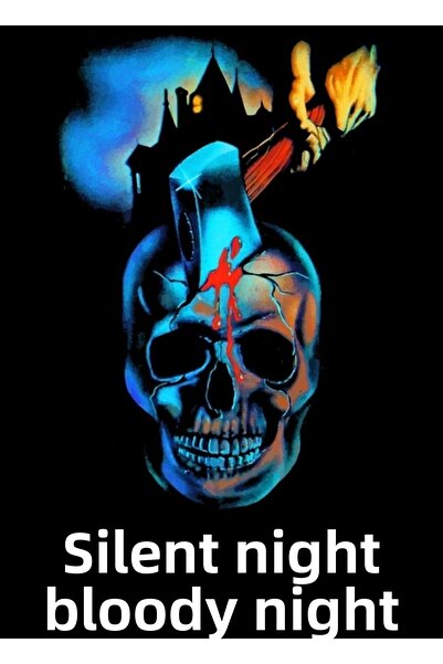 Universal Ήσυχη Νύχτα, Αιματηρή Νύχτα, Ξύλινη Διακοσμητική Αφίσα Ζωγραφικής