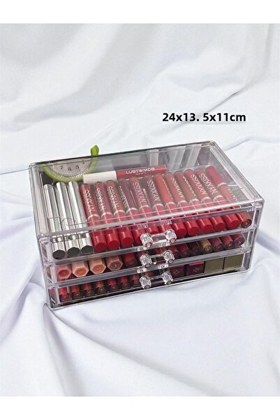 Bayev Dior White Organizer Μακιγιάζ με Συρτάρια Οργανωτής Κοσμημάτων