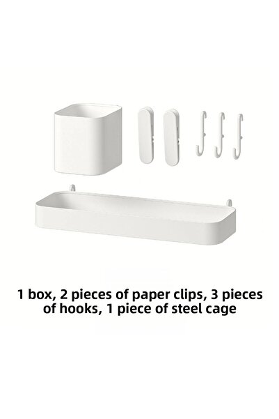 IKEA Skadis 7 Pcs Board Accessories, Steel Rack, Box Paper Clip and Hook