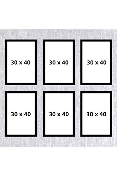 AS TİCARET Six-Piece 30x40 Frame (No Poster) - Bos1014