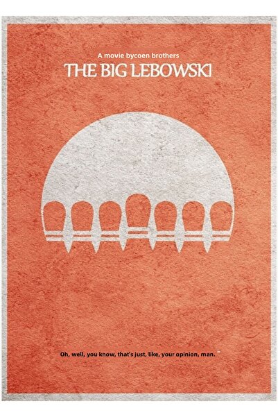 Universal Poster decorativ din lemn The Big Lebowski