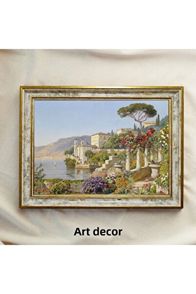 Sanart Pictură de epocă cu cadru, pictură în ulei, pictură înrămată, decor ar...