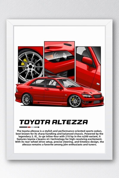 Saturn Tablou cu cadru Toyota Alezza - Poster Toyota Car