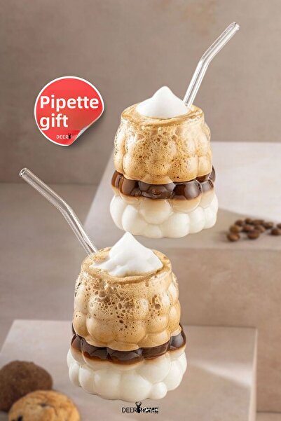 MCA Deerhome 6 قطع من الأكواب على شكل خرز بوروسيليكات مقاومة للحرارة |   القه...