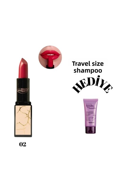 purobıocosmetics أحمر شفاه عضوي ونباتي |   لمسة نهائية غير لامعة |   ترطيب طب...