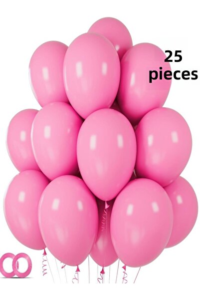 Baloncu Dükkanı بالونات وردية لامعة للحفلات التخرج والخطوبة وأعياد الميلاد وح...