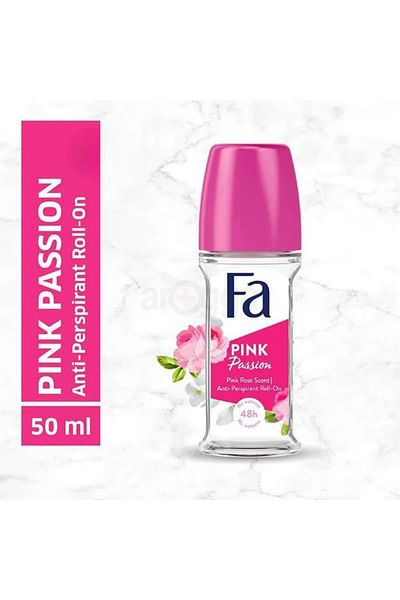Fa Pink Passion Anti-Perspirant Roll-On Deodorant – 50ml Long-Lasting Freshness