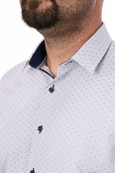 Centini Men's slim fit shirt, Reyno, white Shirt size: M