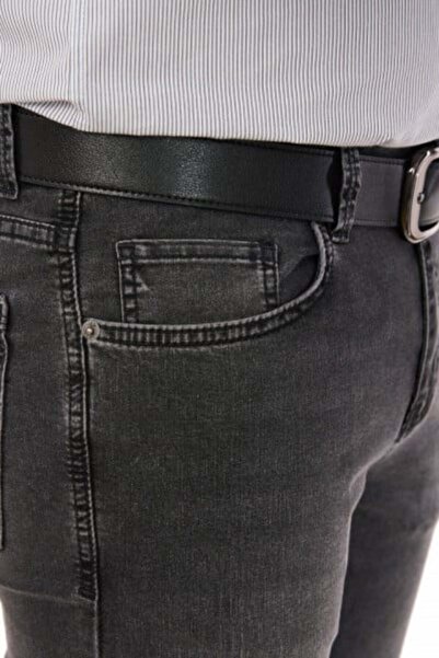 PİTBULL Men's jeans with faded look, Pitbull, anthracite gray