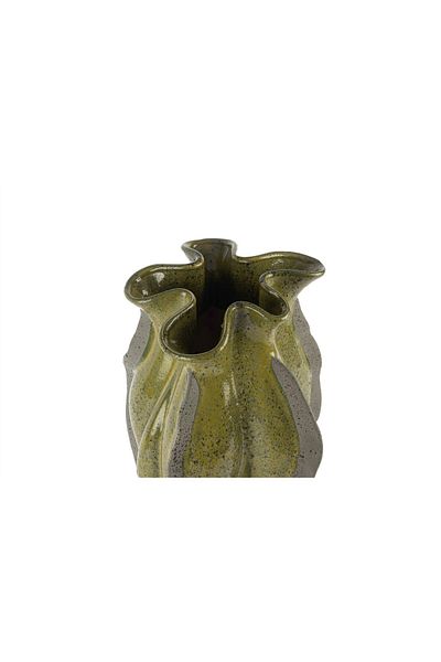 Mikasa Moor Mi̇kasa Moor Green Gray Vase 25X43Cm