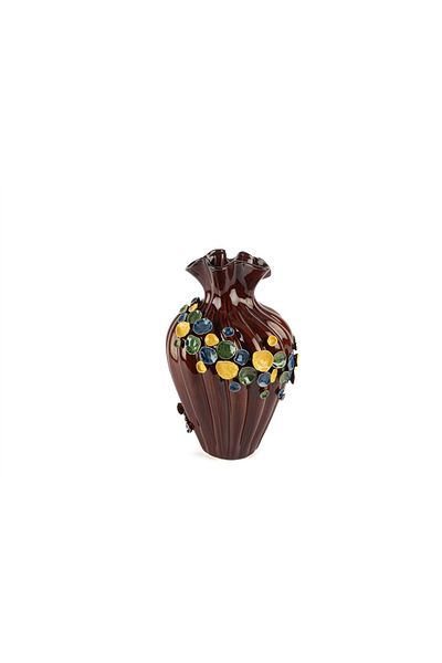 Mikasa Moor Mi̇kasa Moor Coffee Flower Pot Vase 22X34Cm