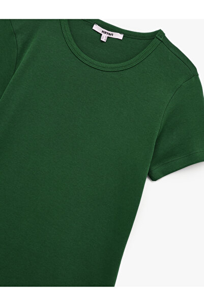 Koton Cotton Short Sleeve Crew Neck Basic T-Shirt