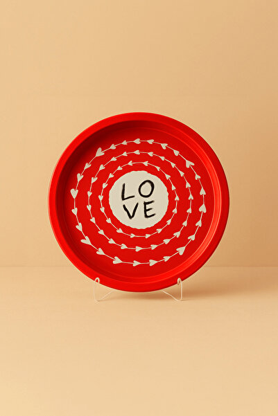 Sarkap Home Love Metal Tepsi