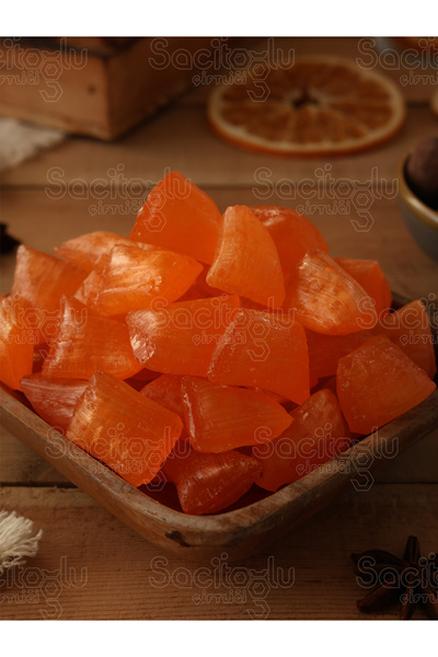 Sacitoğlu Çiftliği Portakallı Akide Şekeri 650gr
