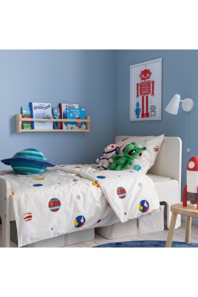 IKEA AFTONSPARV
çocuk nevresim takımı, çok renkli, 150x200/50x60 cm