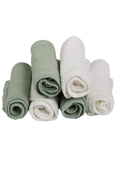 Baby Shez 100% Cotton Set of 6 Newborn Baby Towel Mouth Wipes