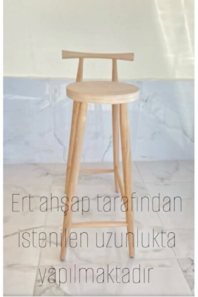 Geppettoys Yüksek Bar Sandalye Mutfak Sandalyesi Otel Cafe Sandalye