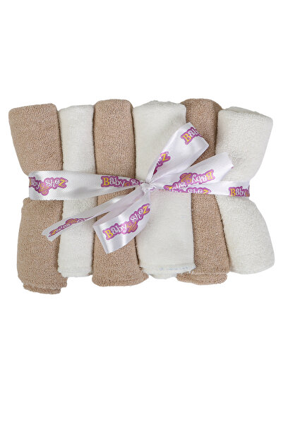 Baby Shez 100% Cotton Set of 6 Newborn Baby Towel Mouth Wipes