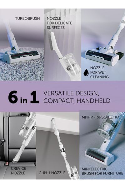 Polaris Cordless Electric Vacuum Cleaner PVCS 4070 WIFI IQ Home