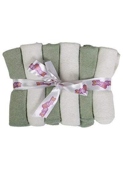 Baby Shez 100% Cotton Set of 6 Newborn Baby Towel Mouth Wipes