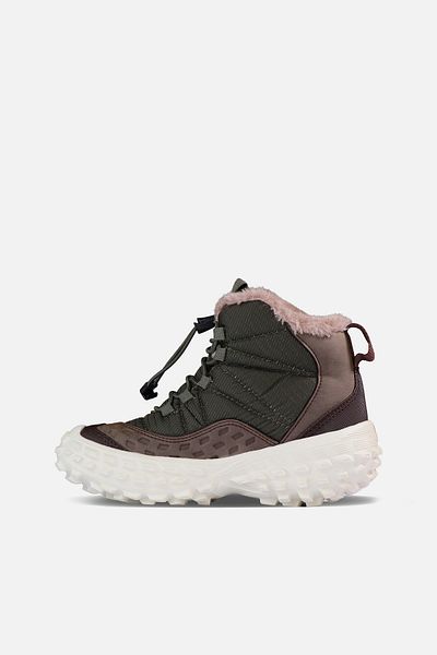 Vicco Tiger Model Furry Lightweight Orthopedic Boy's Khaki Snow Boots
