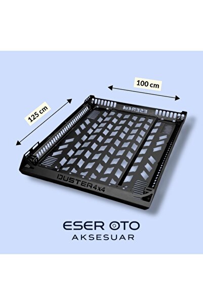 EserOtoAksesuar Dacia Duster Lazer Kesim Paslamaz Sepet 100x125cm