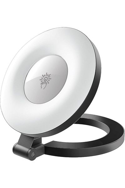 Promate Luminous Magnetic LED Selfie Light with Ultra-Slim Lightweight Ring Design, MagSafe Compatib