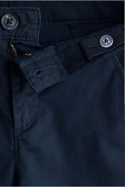Perendi Boys' Adjustable Waist School Trousers – Navy Blue |   Comfortable and Durable Fabric for 3-14 Years