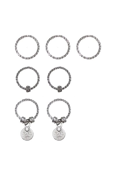 New Obsessions Σετ με 7 σκουλαρίκια μαλλιών Gypys