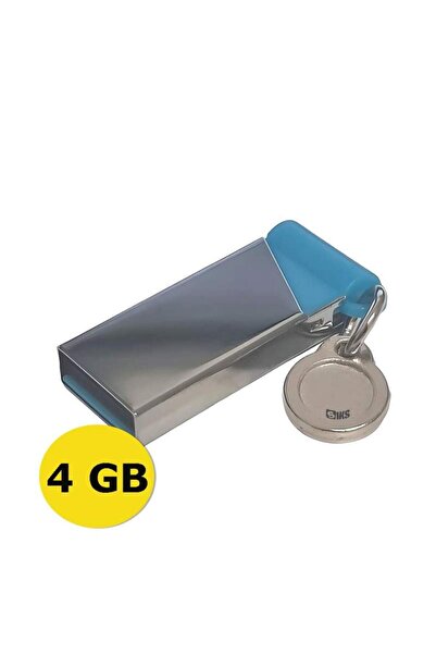 SIKS Memory Stick, 4 GB, USB 3.0, Metallic Grey/Blue