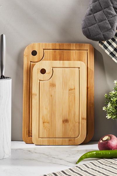 Perotti Bamboo Set of 2 Cutting Board
