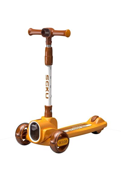 rexa سكوتر كهربائي خفيف الوزن بثلاث عجلات للأطفال بدواستين