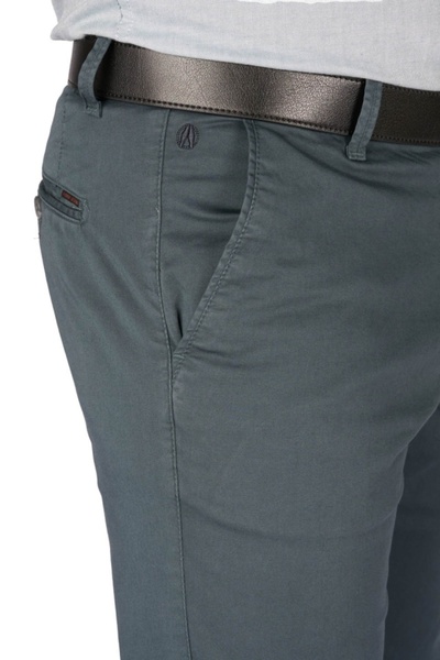 Centini Men's trousers with slant pocket, Adno, pine green