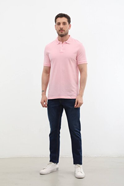 MARKAPIA Ανδρικό μπλουζάκι Polo Neck 100% βαμβάκι