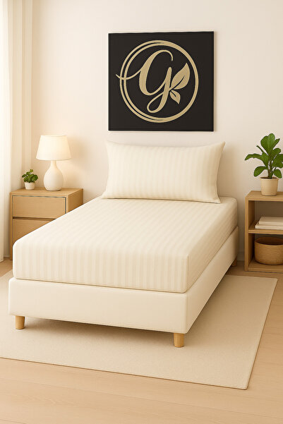 Gasel Home Single Satin Elastic Crossbody Set - 100x200 & 120x200