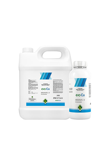 evotech Evo Cu Bakırlı Gübre Çözeltisi 5 Litre (Bakır Sülfat Bordo Bulamacı)