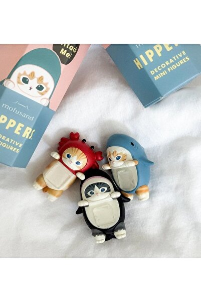 seyuse 1 adet Mofusand Hippers Sürpriz Figür Sonny Angel Kedi Charmı