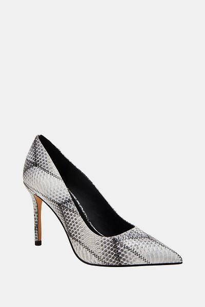 Katy Perry The Revival Pump Women's Black and White High Heeled Shoes