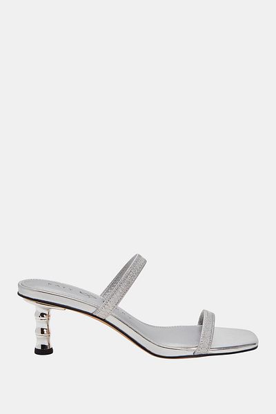 Katy Perry Leilei Women's Silver Heeled Shoes
