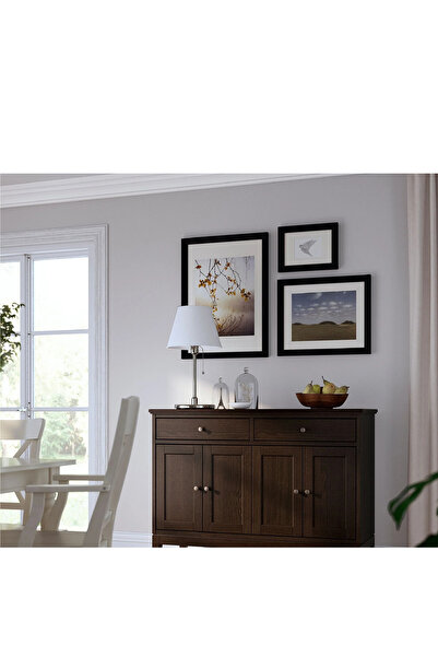 IKEA Idanäs Dolap, Koyu Kahve, 124x50x95 Cm