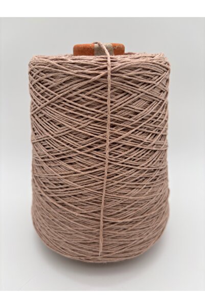 kumasfabrik (500 GR) Βαμβακερό πλεκτό νήμα-κοτόνιο νήμα-τσάντα νήμα-μοτίβο νήμα-μπεζ