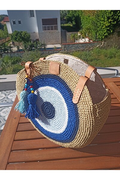Bugi&Zugi El Örgüsü Nazar Modeli Kadın Çantası