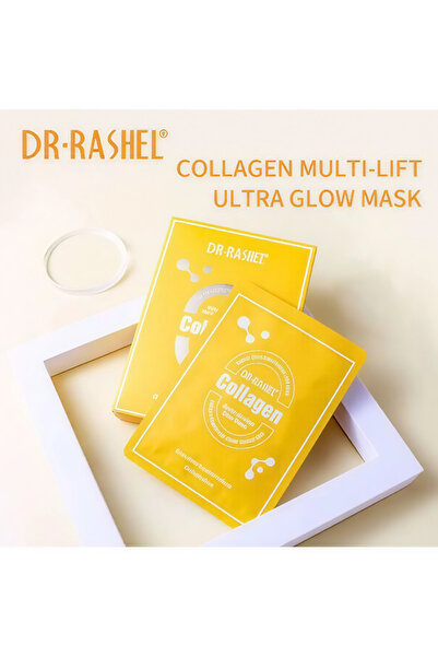 DR.RASHEL قناع الكولاجين متعدد الرفع فائق التوهج 25 جرامًا * 5 قطع