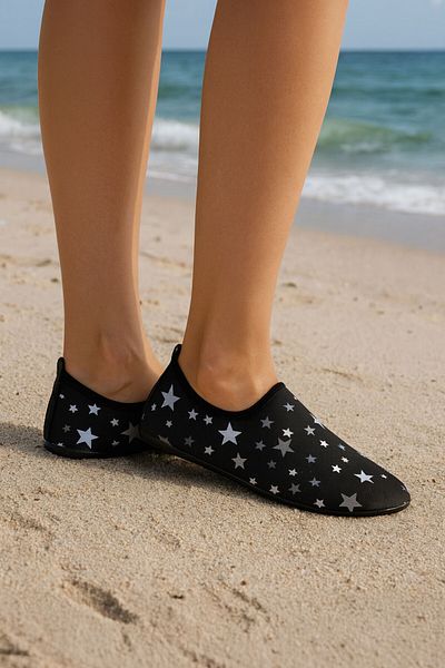 Peluche Star Starry Non-Slip Sole Flexible Lightweight Women's Pool Beach Sea Shoes