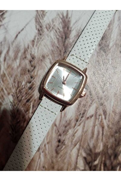 BS STILL Quartz Minimal Women Wrist Watch Rose Case White Cord Bb0034