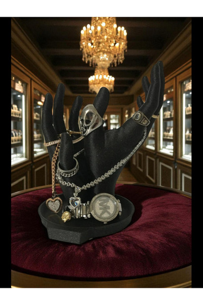 yadatech Ultra Dark Gold Glitter Ring and Jewelry Holder Organizer Stand