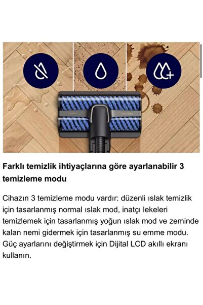 Philips Yeni Aqua Trio Seri 3'ü 1 Arada (Islak, Kuru ve Moplu) Ultra Premium ...